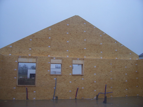 pignon de maison construction bois