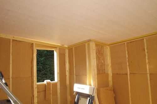 Construction du toit maison ossature bois