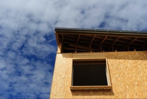 pignon de maison construction bois