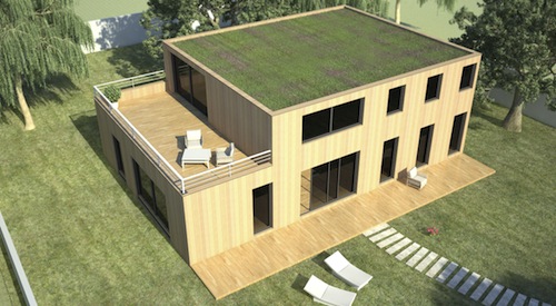 Maison en Bois Bioclimatique contemporaine - Oslo - 180 m2