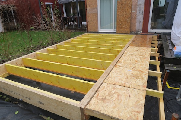 Construction du plancher en bois Construction du plancher en bois