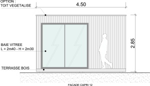 Bungalows prefabriques extension bois