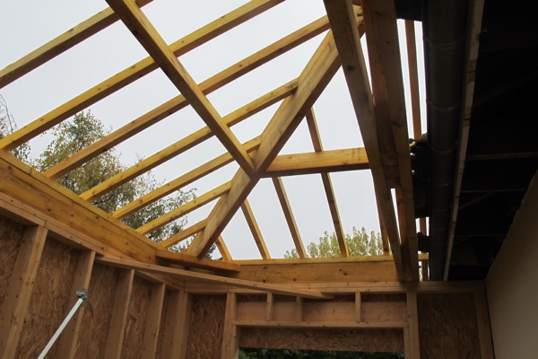Extension en bois charpente traditionnelle Extension en bois charpente traditionnelle