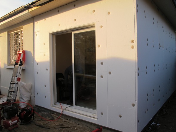 extension en bois avec isolation thermique par l'extrieur