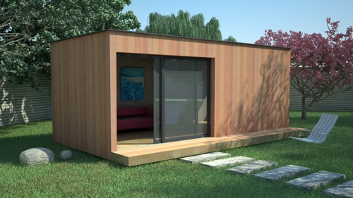Studio de jardin CAPRI-19 (extension de maison en bois)