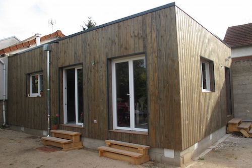 Extension en bois 91