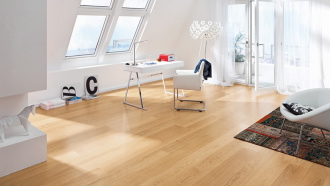 Parquet pour bureau extension maison en bois