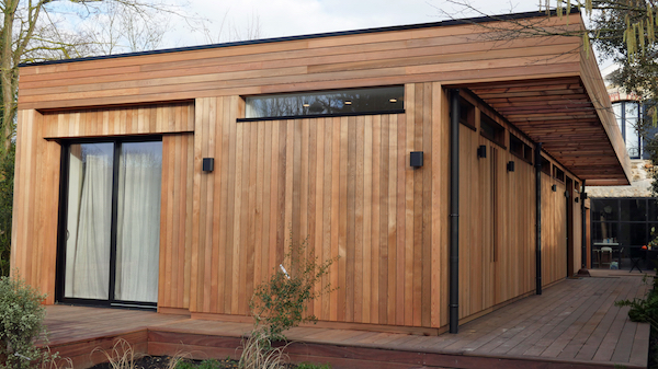 Extension en bois pergola