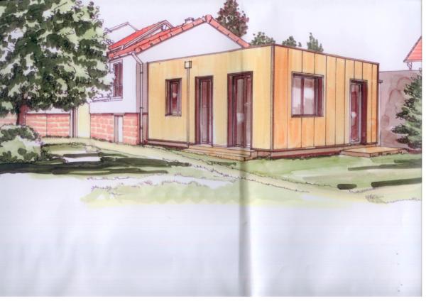 Extension en bois 92