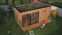 Studio de jardin CAPRI-15 (studio ou bureau de jardin multi-usages)