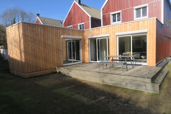 Extension de 100 m2 en bois