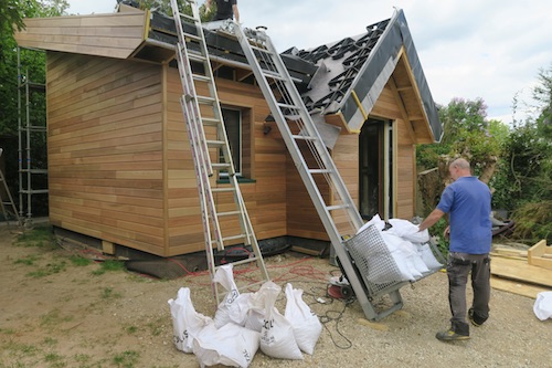 végétalisation toit monopente maison bois végétalisation toit monopente maison bois