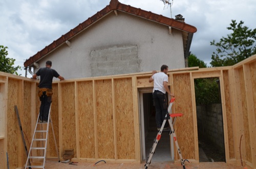 Chanage de l'extension en bois