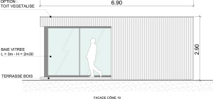 Bungalows de jardin extension bois