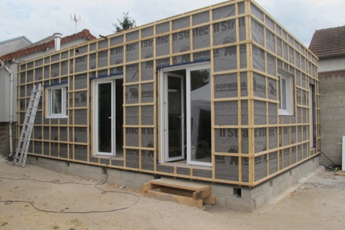 Extension en bois bardage bois