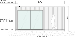 Bungalows prefabriques extension bois