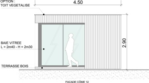 Bungalows de jardin extension bois