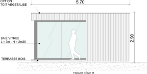 Bungalows de jardin extension bois