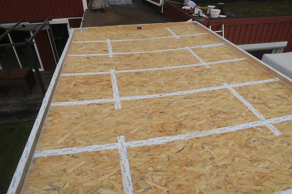 Extension en bois toiture ventile